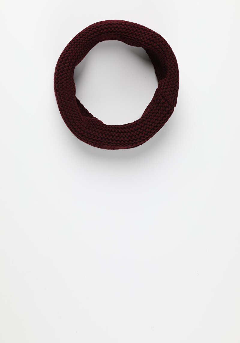 Изображение Женский бордовый шарф