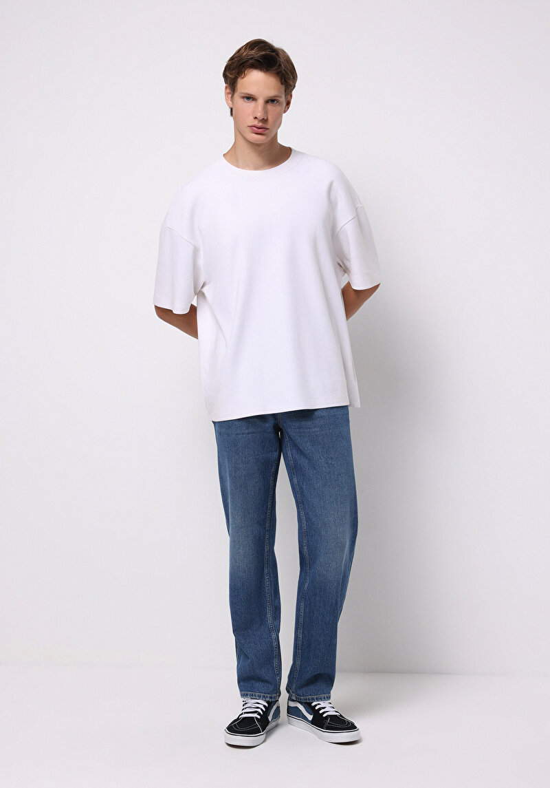 Изображение Мужские джинсы прямой посадки Loose Straight Fit цвета индиго