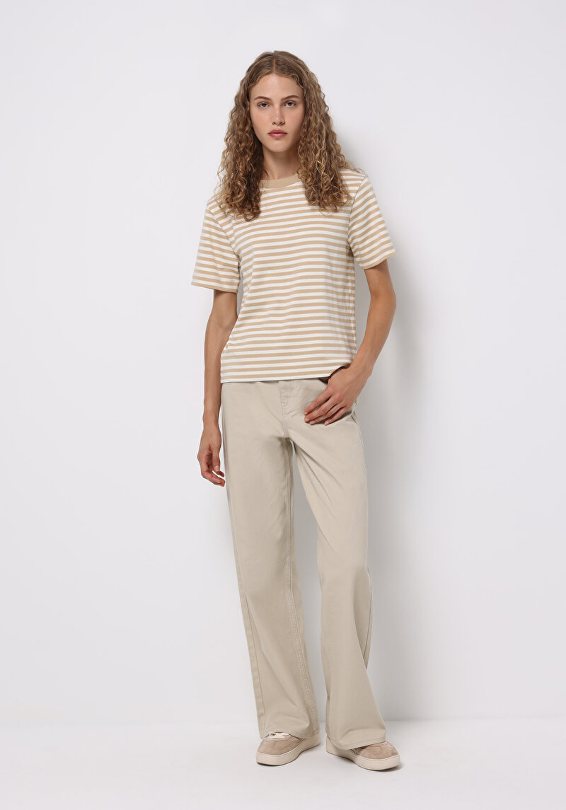 Изображение Женские бежевые брюки Berry Fit