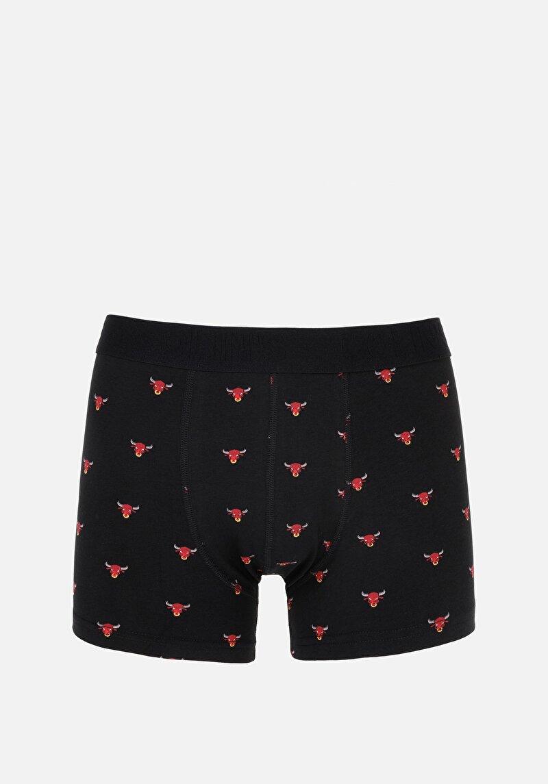 Изображение Мужские чёрные боксеры современного кроя