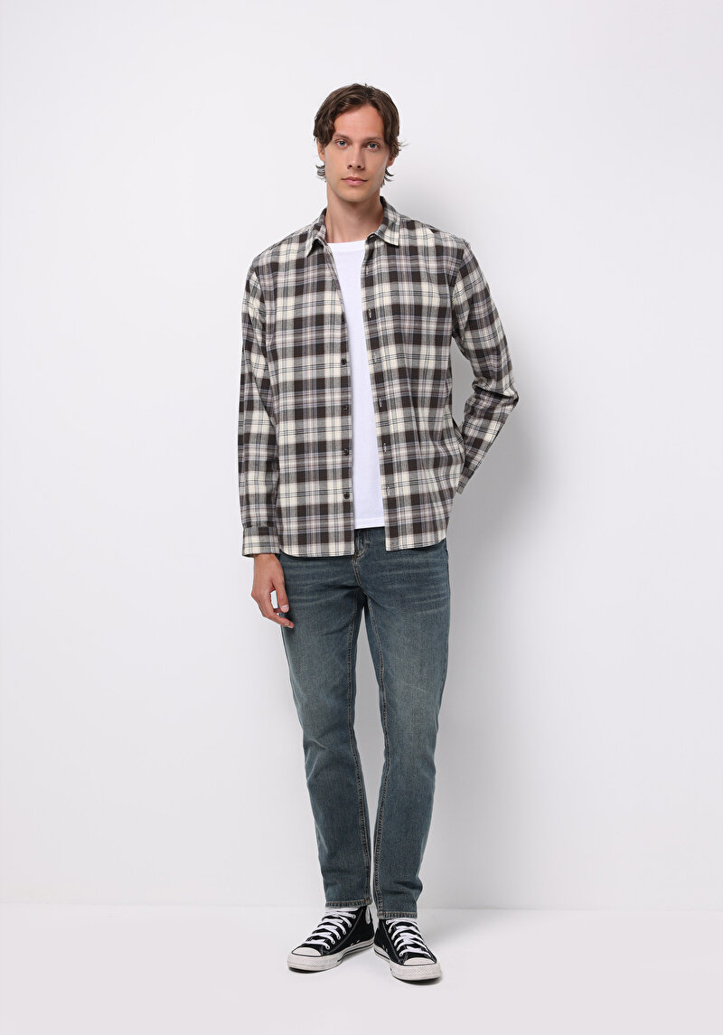 Изображение Мужские светло-синие брюки Regular Fit