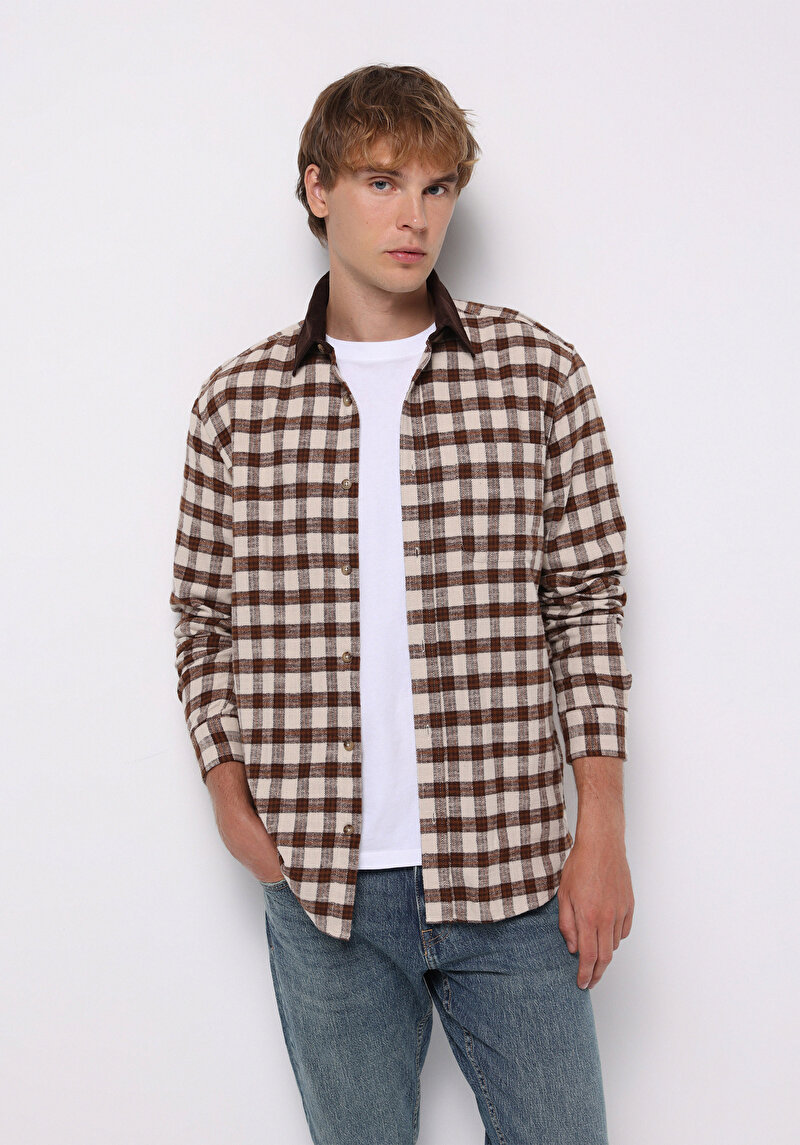 Изображение Мужская Рубашки Длинный Рукав