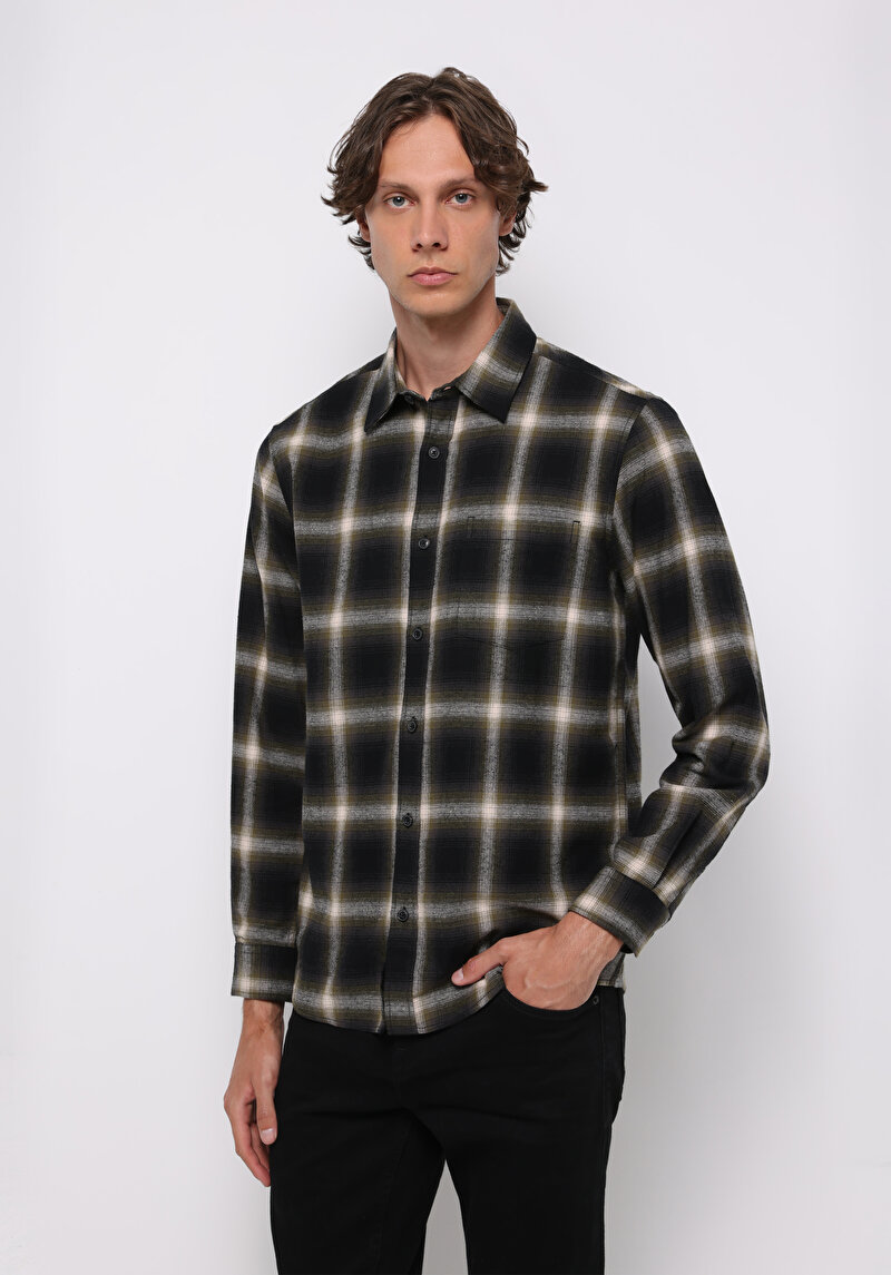 Изображение Мужская Рубашки Длинный Рукав