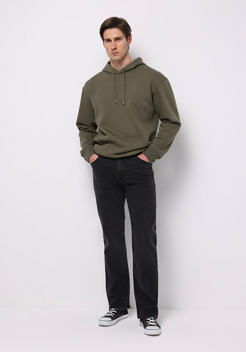 Изображение Мужские Черные Брюки Regular Fit