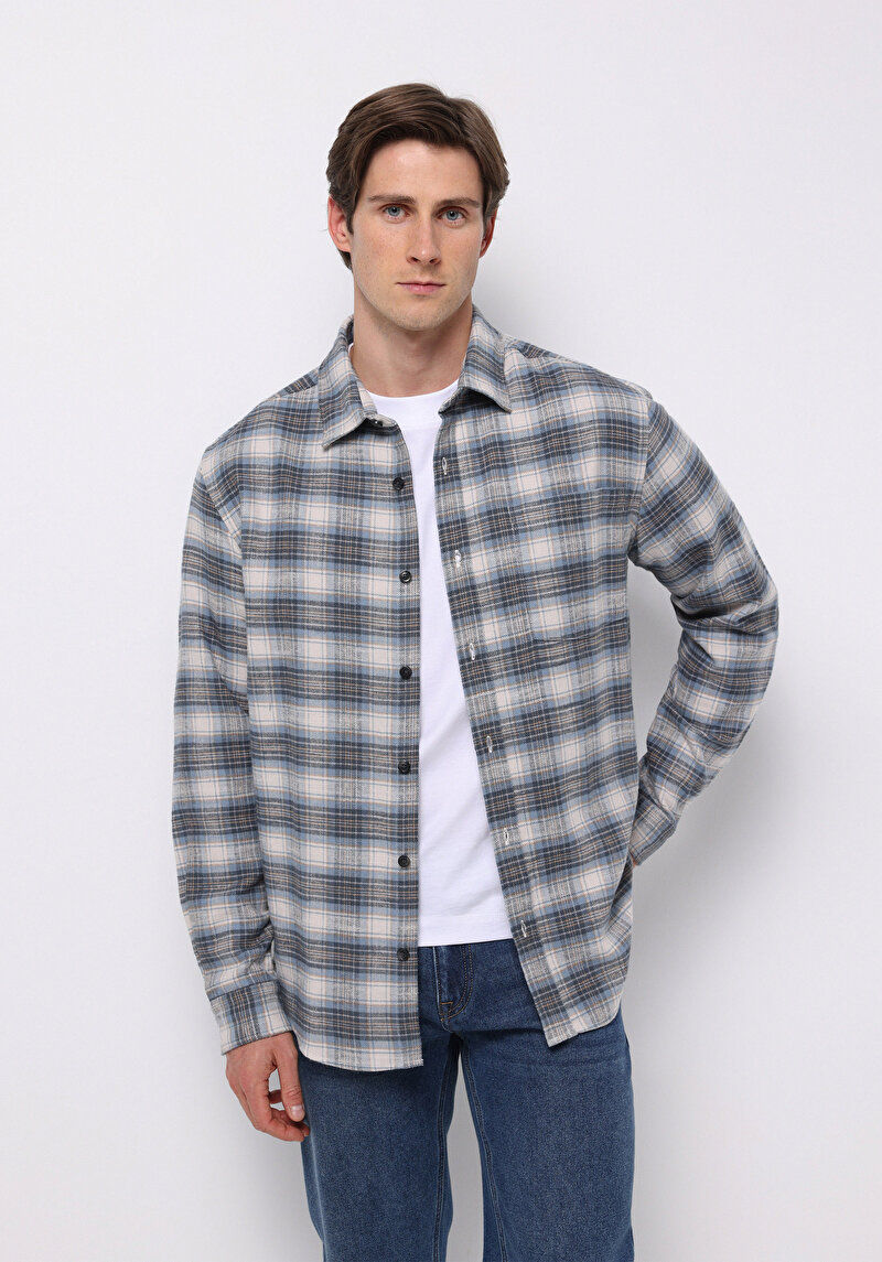 Изображение Мужская Рубашки Длинный Рукав