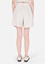 thumb-Показать информацию о Женские шорты экрю, стандартного кроя, с заниженной талией