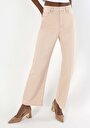 thumb-Показать информацию о Женские светло-коричневые джинсы обычного кроя с высокой талией и прямыми штанинами