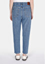 thumb-Показать информацию о Женские джинсы из денима mom fit